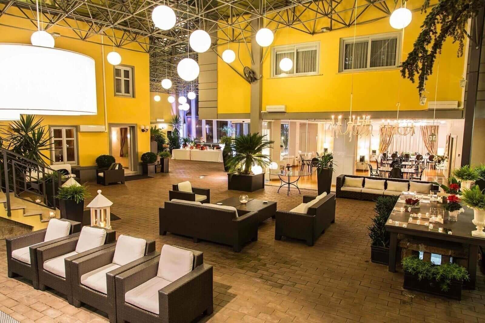 La Veranda di Villa Traiano, spazio eventi con luce naturale a Benevento